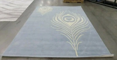 Alfombra dañada AZUL CLARO / MARFIL 7'-6" X 9'-6", precio reducido 1172579568 SOH704B-8 Foto 1 de 3