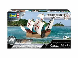 REVELL KIT 1:350 NAVE CARAVELLA SANTA MARIA EASY CLICK SYSTEM 38 PEZZI ART 05660 - Foto 1 di 1