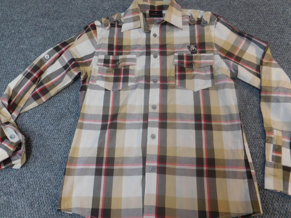Red Ape MEns Shirt Medium Button Down - Image 1 of 4