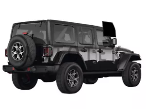 PreCut Film Front Two Door Windows For Jeep Wrangler Unlimited JL 2018-2025 Tint - Picture 1 of 11