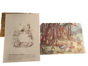 Vintage paper Advent Christmas Calendar - Picture 1 of 9