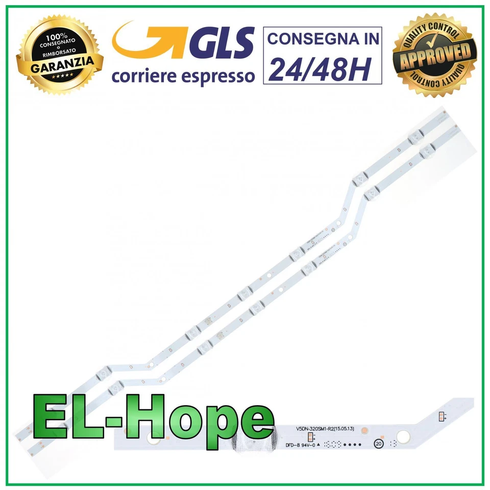 Samsung Kit 2 Barre 7 LED per TV (7424619260250)