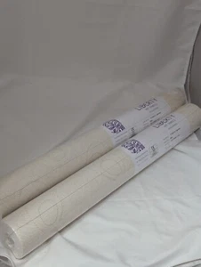 Liberty Art fabric Wallpaper Hebe Art Nouveau Design Neutral Cashmere x2 Rolls - Imagen 1 de 5