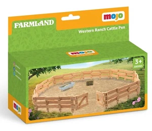 Mojo WESTERN RANCH PLUMA DE GANADO Juego animales de granja juego coleccionables - Imagen 1 de 5