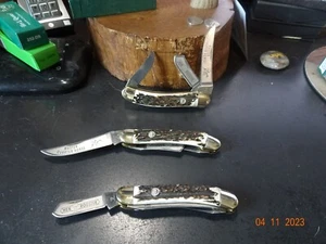 HEN & ROOSTER POCKET KNIFE  SOLBELLY 4.5" MASTER QUARTER HORSE STAG 3 1095 BLADE - Picture 1 of 19