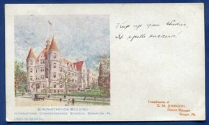 Administration Bldg International Correspondence School Pennsylvania Postcard - Picture 1 of 2