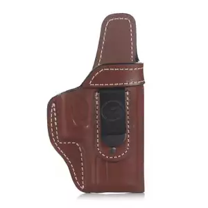 Premium Leather Open-Top IWB Holster - Rounded Gear - Picture 1 of 8