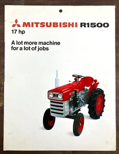 Mitsubishi R1500 Tractor 1971 Dealer Sales Brochure Farm Equipment Japan R 1500 - Picture 1 of 2