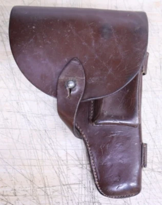 Nice Vintage Brown Original East German Russian Holster For .380/9X18 Makarov? U - Image 1 of 4