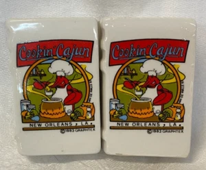 Cookin' Cajun Salt and Pepper Shakers - Picture 1 of 6