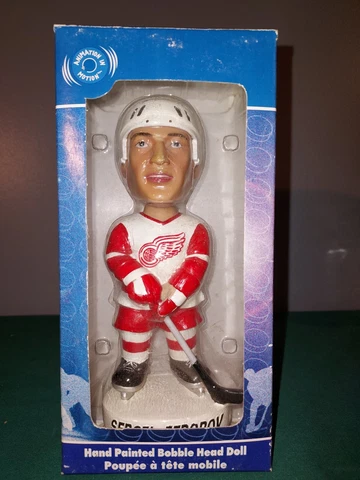 Sergei Fedorov Detroit Red Wings Bobble Dobble Bobblehead- New In Open Box Cover