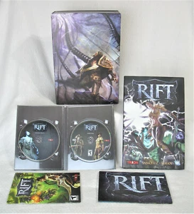 Rift Trion PC Game Collectors Edition Set - Game DC HC Comic Poster Soundtrack - Picture 1 of 4