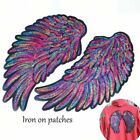 LARGE Wing Angel Iron On / Sew On Embroidered Patch Badge Fancy Dress Patches