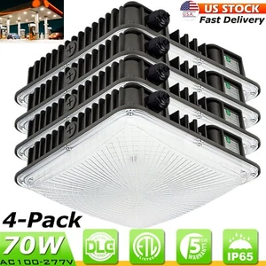 70 Watts LED Canopy Light, 8400LM IP65 Waterproof Commercial Industrial Lighting - Picture 1 of 18