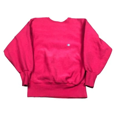 Champion Reverse Weave Vintage 90s Blank Pink Crewneck Sweatshirt Adult Medium - Image 1 of 4