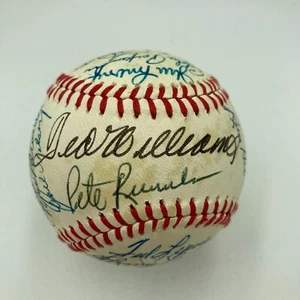 Ted Williams Boston Red Sox Legends Multi Signed Baseball 28 Signatures PSA DNA - Picture 1 of 10