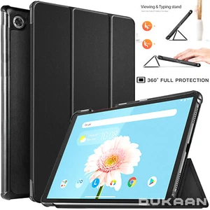 Leather Smart Case Hard Shockproof Stand Cover For Lenovo Tab M10 (10.1") 2020 - Picture 1 of 2