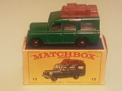 MATCHBOX SERIES - SAFARI LAND ROVER - N° 12                      BOITE D'ORIGINE - Photo 1/4