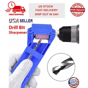 New Drill Bit Sharpener Corundum Grinding Wheel Titanium Portable Powered Tools - Picture 1 of 11