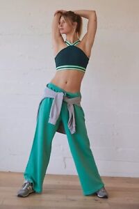 Free People FP Movement Summer Tide Pants Wide Legs Gym Workout XL NWD 256246