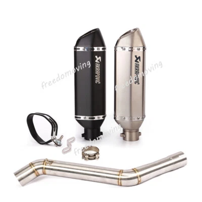 Silenciador de escape deslizable para CF-Moto NK650 NK400 MT650 MT400 tubo de enlace medio Foto 1 de 4