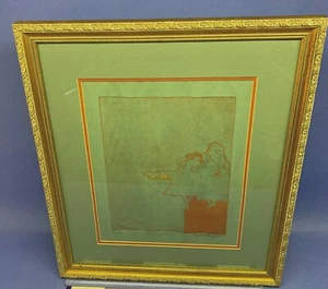 ARTIST PROOF "Les Falconeurs" Pencil Signed Elizabeth Schippert 18"x20" #A20 - Picture 1 of 5