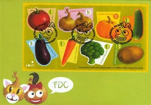 Vegetables Root Crops Vegan Vegetarian Eat Health Finland Mint FDC 2010 - Picture 1 of 1