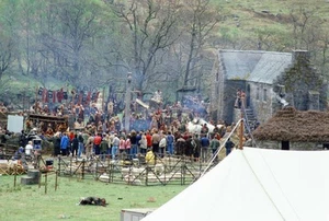 The filming of Highlander film Circa May 1985 Old Photo 15 - Bild 1 von 1