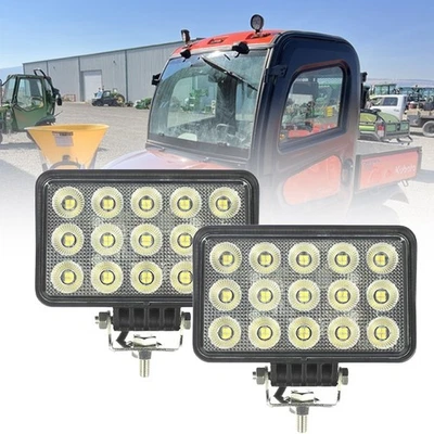 6x4 LED work lights Kit Fit KUBOTA RTV UTV All Models Utility Vehicle Bumper - Image 1 of 4