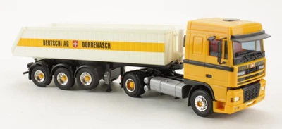 DAF 95 XF LKW Kipper Bertschi Dürrenäsch AWM 1:87 H0 ohne OVP [ME6-E5] - Bild 1 von 2