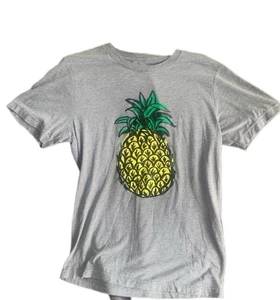 Pre Owned Women's Ily Couture Short Sleeve Shirt T Pineapple Sz Med Humor USA - Picture 1 of 6