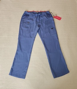 Koi Lite Peace 721 Scrubs Pant Women's Large Slim Fit True Ceil - New with Tags - Picture 1 of 6
