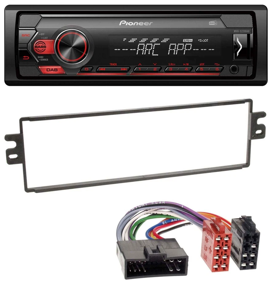 Pioneer DAB 1DIN MP3 AUX USB Autoradio für Kia Rio Clarus Carens bis 2002 - Bild 1 von 4