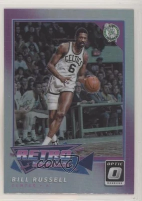 2017-18 Panini Donruss Optic Retro Series Holo Prizm Bill Russell #3 HOF - Image 1 of 2
