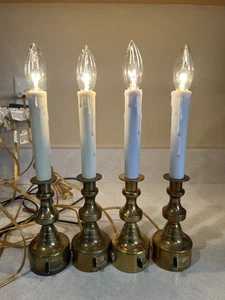 Fensterkerzenlichter mit Sensoren Ein Aus Timer Set Vintage  - Bild 1 von 3