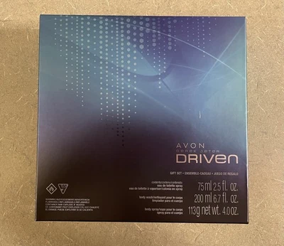 RARO Juego de 3 piezas Avon Derek Jeter DRIVEN (AZUL) descontinuado Nuevo en caja sellado Foto 1 de 4