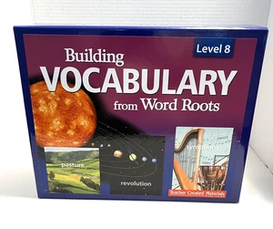 Building Vocabulary from Word Roots Level 8 Kit 2 Books Disks & Transparencies - Picture 1 of 8