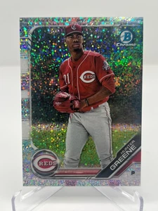 2019 BOWMAN HUNTER GREENE 012/299 SPECKLE REFRACTOR BCP-51 REDS - Picture 1 of 2