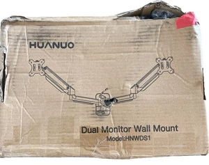 HUANUO Dual Monitor Wall Mount HNWDS1 missing Hardware i.e. Screws - Picture 1 of 3