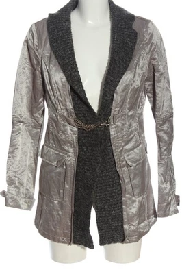 BIBA Abrigo corto Mujeres Abrigo Talla EU 38 negro-color plata look casual - Imagen 1 de 4