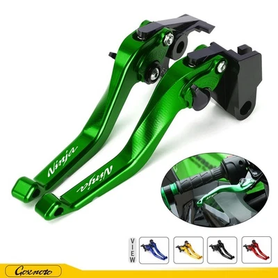For Kawasaki Ninja 250R 300 2008-2017 Front Short Brake Clutch Levers Handles - Imagem 1 de 4