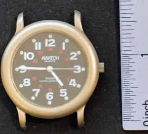 AWATCH by Armitron Watch - Swiss Movt - 100M Water Resistant - Black/White Dial - Picture 1 of 2