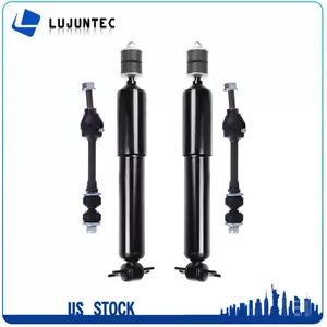 4 Pieces For 2002 - 2008 Dodge Ram 1500 Front Shock Absorbers & Sway Bars Links - Picture 1 of 4