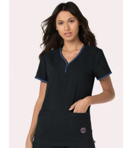 {SMALL} Koi medizinische Uniform Peeling Top Evolution 359-002 SCHWARZ  - Bild 1 von 1