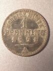 Prussia - 1 pfennig 1851 A non comune