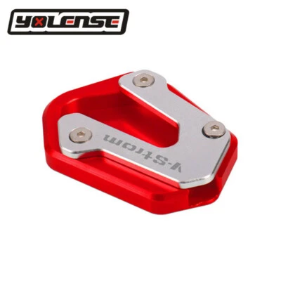 Almohadilla de extensión de soporte lateral de soporte rojo para SUZUKI 12-20 V-strom 650 DL650 Foto 1 de 4