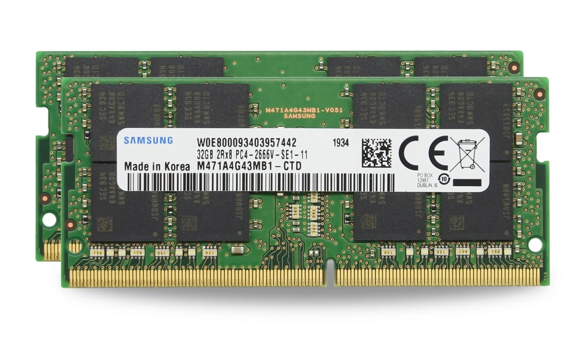 Samsung DDR4 SDRAM 64 GB Total Capacity Memory (RAM) for sale | eBay