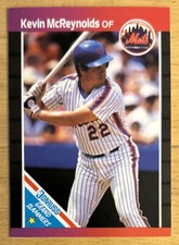 1989 Donruss Grand Slammers Kevin McReynolds Baseball Card #4 Mets OF VGEX O/C