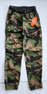 NWT Wonder Nation Boys Pull on Jogger Pants Camo School Uniform Size M (8) - Picture 1 of 6