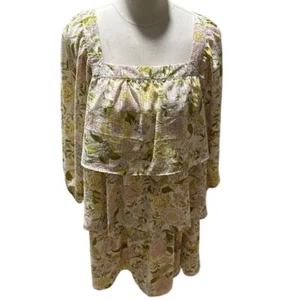 🧷 Who What Wear™ Women's Bishop 3/4 Sleeve Dress -S drawing Room Floral🆕 - Picture 1 of 9